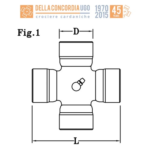 Crociera cardanica 89 - 38, 89,20